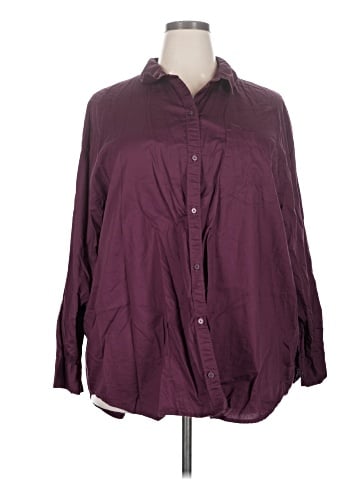 Old Navy 3/4 Sleeve Button-Down Shirt (view 1)