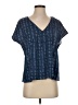 Madewell Blue Short Sleeve Blouse Size S - photo 1