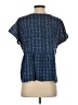 Madewell Blue Short Sleeve Blouse Size S - photo 2