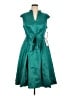 Alex Evenings Teal Cocktail Dress Size 16 Petite - photo 1