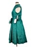 Alex Evenings Teal Cocktail Dress Size 16 Petite - photo 5