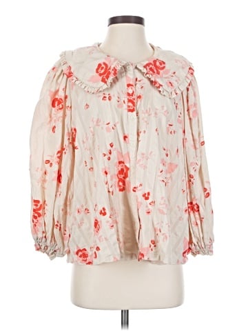 Free People 3/4 Sleeve Blouse (view 1)