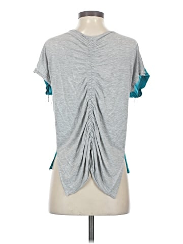 Hy & Dot Short Sleeve Silk Top (view 2)