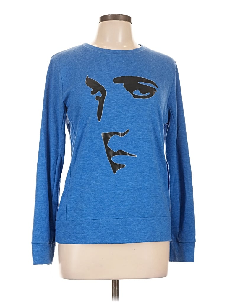 Pre-owned Unbranded Sweatshirt In Blue