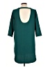 BB Dakota 100% Polyester Solid Teal Casual Dress Size L - photo 2