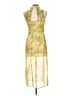 ZX Tie-dye Yellow Cocktail Dress Size L - photo 2