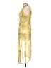 ZX Tie-dye Yellow Cocktail Dress Size L - photo 5