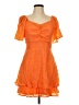 Second Generation Orange Cocktail Dress Size L - photo 1