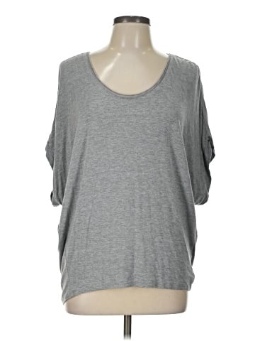 White House Black Market 3/4 Sleeve T-Shirt (view 1)