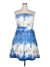 Torrid Tie-dye Blue Cocktail Dress Size 18 - photo 1