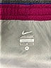 Nike 100% Polyester Color Block Purple Athletic Shorts Size M - photo 3
