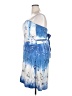 Torrid Tie-dye Blue Cocktail Dress Size 18 - photo 5