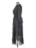 MICHAEL Michael Kors 100% Polyester Polka Dots Gray Casual Dress Size XXS - photo 5