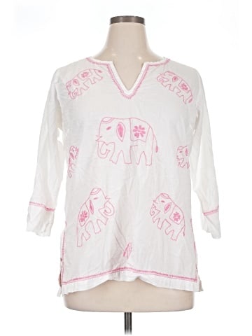 Gretchen Scott Designs 3/4 Sleeve Blouse (view 1)