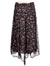 Sundance 100% Silk Floral Black Silk Skirt Size L (petite) - photo 1