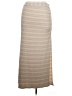 Athleta Stripes Tan Casual Skirt Size L - photo 2