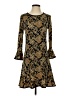 MICHAEL Michael Kors Paisley Gold Casual Dress Size S - photo 1