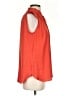 Ann Taylor LOFT 100% Polyester Red Sleeveless Blouse Size S - photo 4