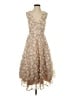 Eliza J 100% Polyester Tan Cocktail Dress Size 4 - photo 1