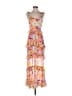 WAYF 100% Polyester Floral Pink Cocktail Dress Size S - photo 1