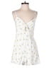 Charlotte Russe 100% Rayon Hearts White Romper Size M - photo 1