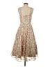 Eliza J 100% Polyester Tan Cocktail Dress Size 4 - photo 2