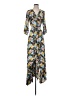 Auguste Print Yellow Casual Dress Size 4 - photo 1