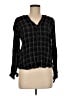 Sanctuary 100% Rayon Black Long Sleeve Blouse Size M - photo 1