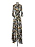 Auguste Print Yellow Casual Dress Size 4 - photo 2