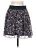 Lily White 100% Polyester Print Black Casual Skirt Size S - photo 2