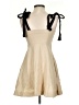 Zara Tan Cocktail Dress Size S - photo 2