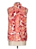 Ann Taylor LOFT 100% Polyester Floral Pink Sleeveless Blouse Size L (petite) - photo 2