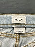 RVCA 100% Cotton Ivory Denim Shorts Size 28 waist - photo 3