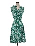 Leota Print Green Casual Dress Size S (petite) - photo 1