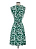Leota Print Green Casual Dress Size S (petite) - photo 2