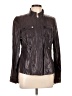 Worth 100% Leather Brown Leather Jacket Size 12 - photo 1