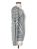 Sabine 100% Acrylic Chevron-herringbone Silver Pullover Sweater Size XS - photo 4