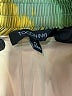 Toccin 100% Polyester Tie-dye Yellow Shorts Size 0 - photo 3