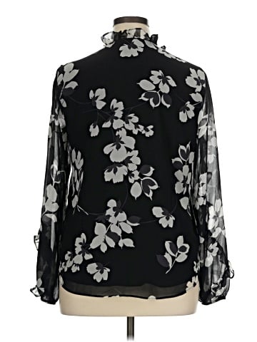 Calvin Klein Long Sleeve Blouse (view 2)
