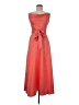Taylor 100% Polyester Orange Casual Dress Size 6 - photo 1