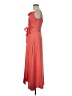 Taylor 100% Polyester Orange Casual Dress Size 6 - photo 5