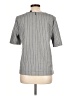 Ann Taylor Gray Short Sleeve Top Size L - photo 2