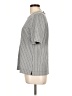 Ann Taylor Gray Short Sleeve Top Size L - photo 5