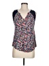 Lucky Brand Blue Sleeveless Blouse Size M - photo 1