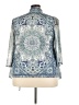 JM Collection 100% Polyester Blue 3/4 Sleeve Blouse Size 3X - photo 2