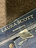 Laura Scott Chevron-herringbone Blue Jeans Size 8 - photo 7