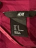 H&M 100% Polyester Burgundy Long Sleeve Blouse Size 12 - photo 7