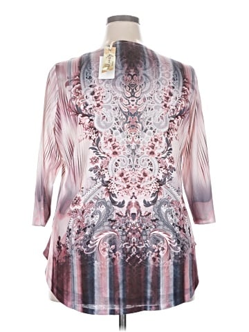 One World 3/4 Sleeve Blouse (view 2)