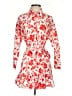 Zara Print Red Cocktail Dress Size S - photo 1