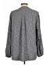 Torrid 100% Polyester Polka Dots Gray Long Sleeve Blouse Size Lg Plus (0) - photo 2